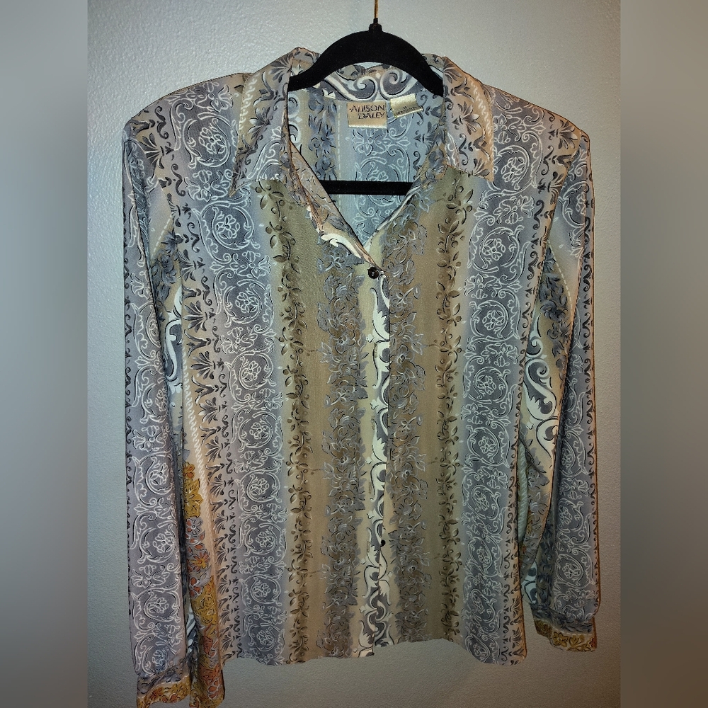 Vintage Alison Daley Button Up Size 14
